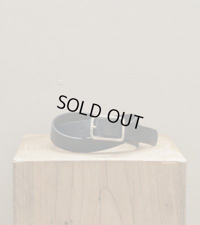 画像1: バックルレザーベルト　Backle Leather Belt