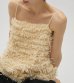 画像3: テープヤーンジャガードキャミソール　Tapeyarn Jacquard Camisole (3)