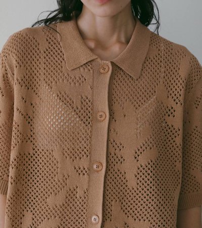 画像9: メッシュパターンニット　Mesh Pattern Knit