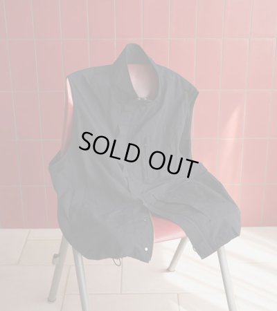 画像1: スタンドカラーポケットベスト　Standcollar Pocket Vest