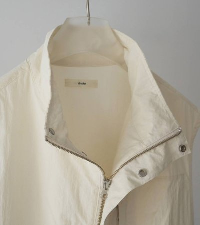 画像2: スタンドカラーポケットベスト　Standcollar Pocket Vest