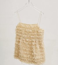 テープヤーンジャガードキャミソール　Tapeyarn Jacquard Camisole