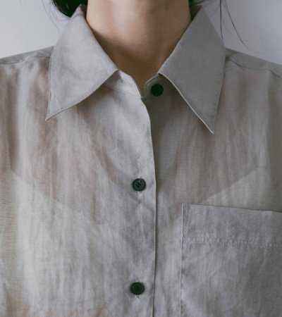 画像9: シアーハーフスリーブシャツ　Sheer Halfsleeve Shirts