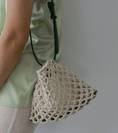 画像13: マクラメショルダーバッグ　Macrame Shoulder Bag