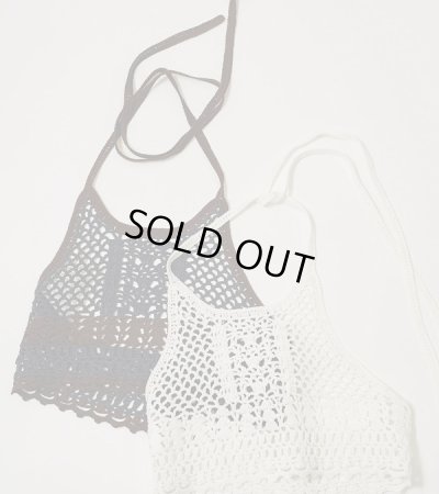 画像2: クロシェニットビスチェ　Crochet Knit Bustier