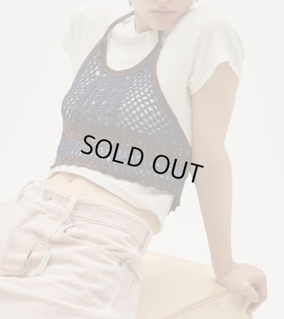 画像1: クロシェニットビスチェ　Crochet Knit Bustier