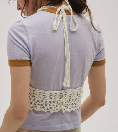 画像6: クロシェニットビスチェ　Crochet Knit Bustier