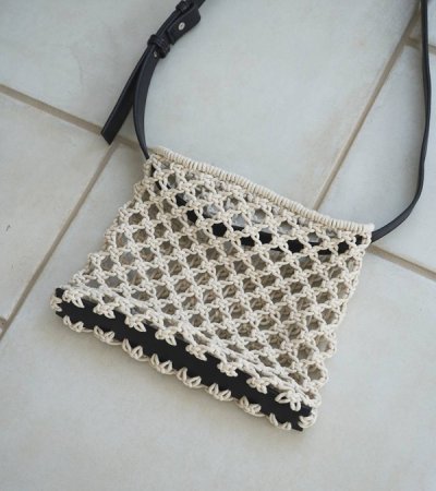 画像4: マクラメショルダーバッグ　Macrame Shoulder Bag