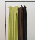 スリーブレスシャーリングワンピース　Sleeveless Shirring Onepiece