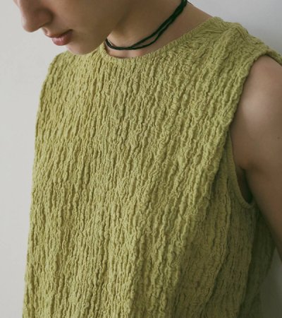 画像8: スリーブレスシャーリングワンピース　Sleeveless Shirring Onepiece