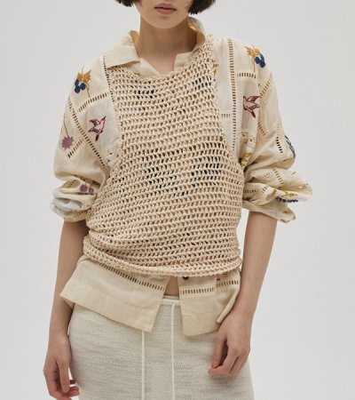 画像10: スカラップニットタンクトップ　Scallop Knit Tanktop