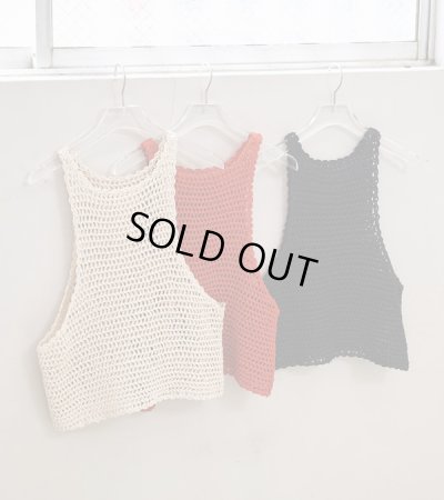 画像2: スカラップニットタンクトップ　Scallop Knit Tanktop