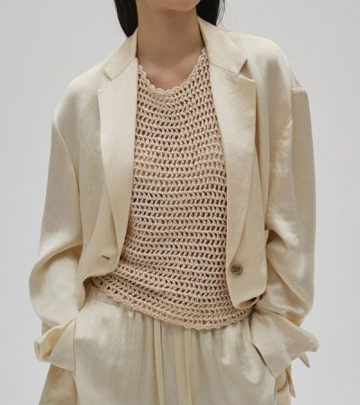 画像11: スカラップニットタンクトップ　Scallop Knit Tanktop