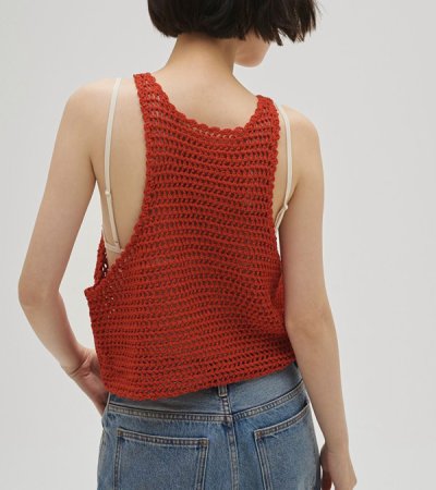 画像6: スカラップニットタンクトップ　Scallop Knit Tanktop