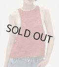 スカラップニットタンクトップ　Scallop Knit Tanktop
