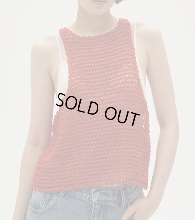 画像1: スカラップニットタンクトップ　Scallop Knit Tanktop