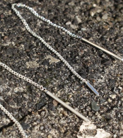 画像3: ロングチェーンピアス　Long Chain Pierce(Silver925)