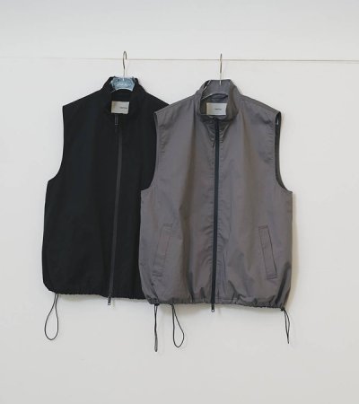 画像1: スタンドカラージップベスト　Standcollar Zip Vest