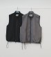 画像1: スタンドカラージップベスト　Standcollar Zip Vest (1)