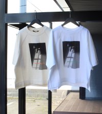 コットンジャージフォトプリントTシャツ
