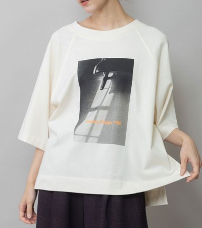 画像13: コットンジャージフォトプリントTシャツ