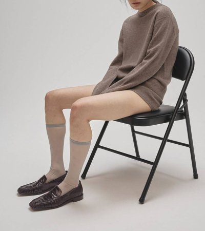 画像14: スクエアトゥギャザーローファー　Squaretoe Gather Loafers