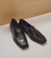 画像2: スクエアトゥギャザーローファー　Squaretoe Gather Loafers (2)