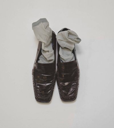 画像20: スクエアトゥギャザーローファー　Squaretoe Gather Loafers