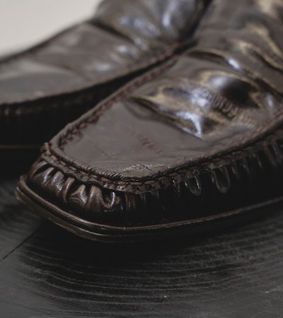 画像6: スクエアトゥギャザーローファー　Squaretoe Gather Loafers