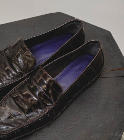 画像4: スクエアトゥギャザーローファー　Squaretoe Gather Loafers