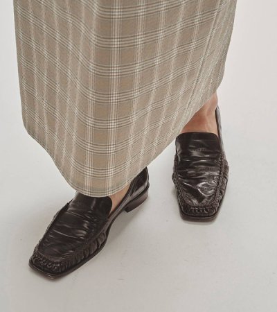 画像15: スクエアトゥギャザーローファー　Squaretoe Gather Loafers