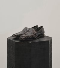 スクエアトゥギャザーローファー　Squaretoe Gather Loafers