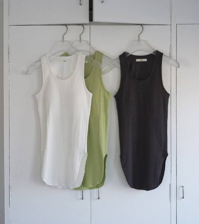 画像1: パディンリブタンクトップ　Padin Rib Tanktop
