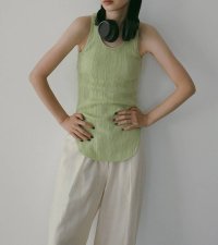 パディンリブタンクトップ　Padin Rib Tanktop