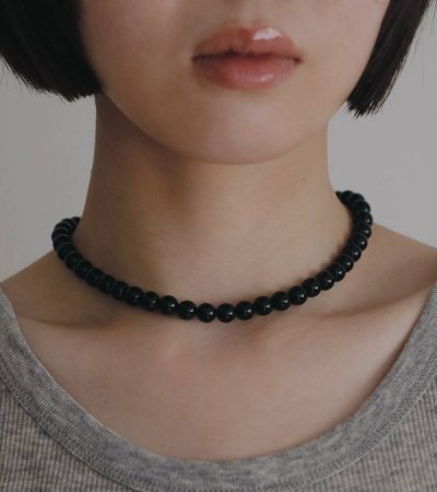 画像7: ミニブラックボールネックレス　Mini Blackball Necklace