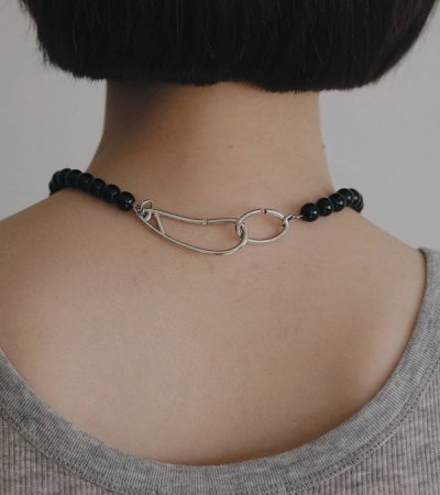 画像8: ミニブラックボールネックレス　Mini Blackball Necklace