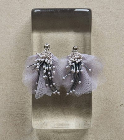 画像3: チュール×ビーズピアス　Tulle x Beads Pierce
