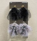 チュール×ビーズピアス　Tulle x Beads Pierce