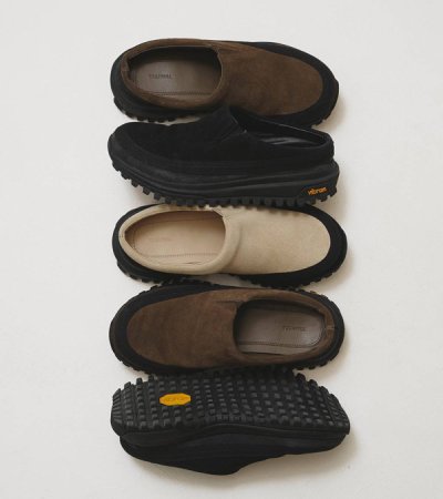 画像1: ビブラムソールレザーサボ　Vibramsole Leather Sabot