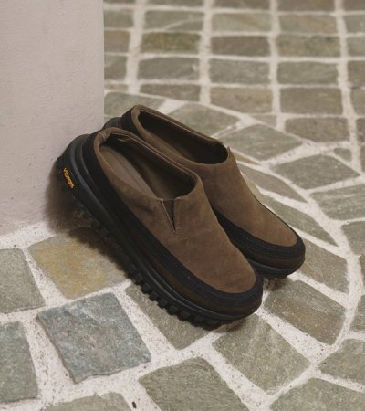 画像5: ビブラムソールレザーサボ　Vibramsole Leather Sabot
