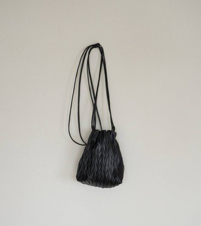 画像2: エコレザープリーツパース　Ecoleather Pleats Purse