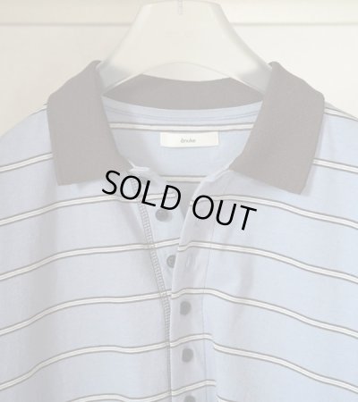 画像5: ボーダールーズポロトップス　Border Loose Polotops