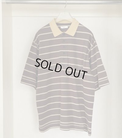 画像3: ボーダールーズポロトップス　Border Loose Polotops
