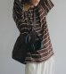 画像13: ボーダールーズポロトップス　Border Loose Polotops (13)