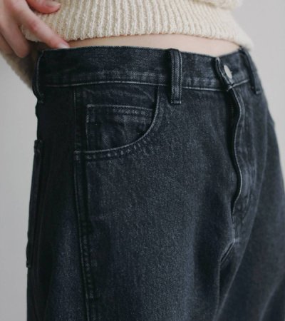 画像10: パネルブラックデニム　Panel Black Denim