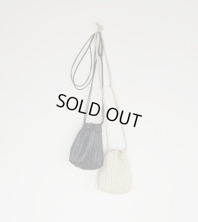 画像1: エコレザープリーツパース　Ecoleather Pleats Purse
