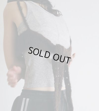 画像1: クロシェニットビスチェ　Crochet Knit Bustier