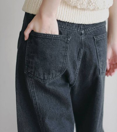 画像11: パネルブラックデニム　Panel Black Denim