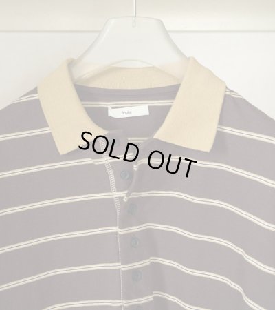 画像6: ボーダールーズポロトップス　Border Loose Polotops