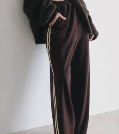 画像8: ベロアトラックパンツ　Velour Track Pants